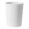 Small Plastic Trash Can (White, 1.8 Gallon)